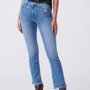 Paige mid rise straight leg jean
